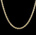10K Yellow Gold Rope 4MM width length  22”