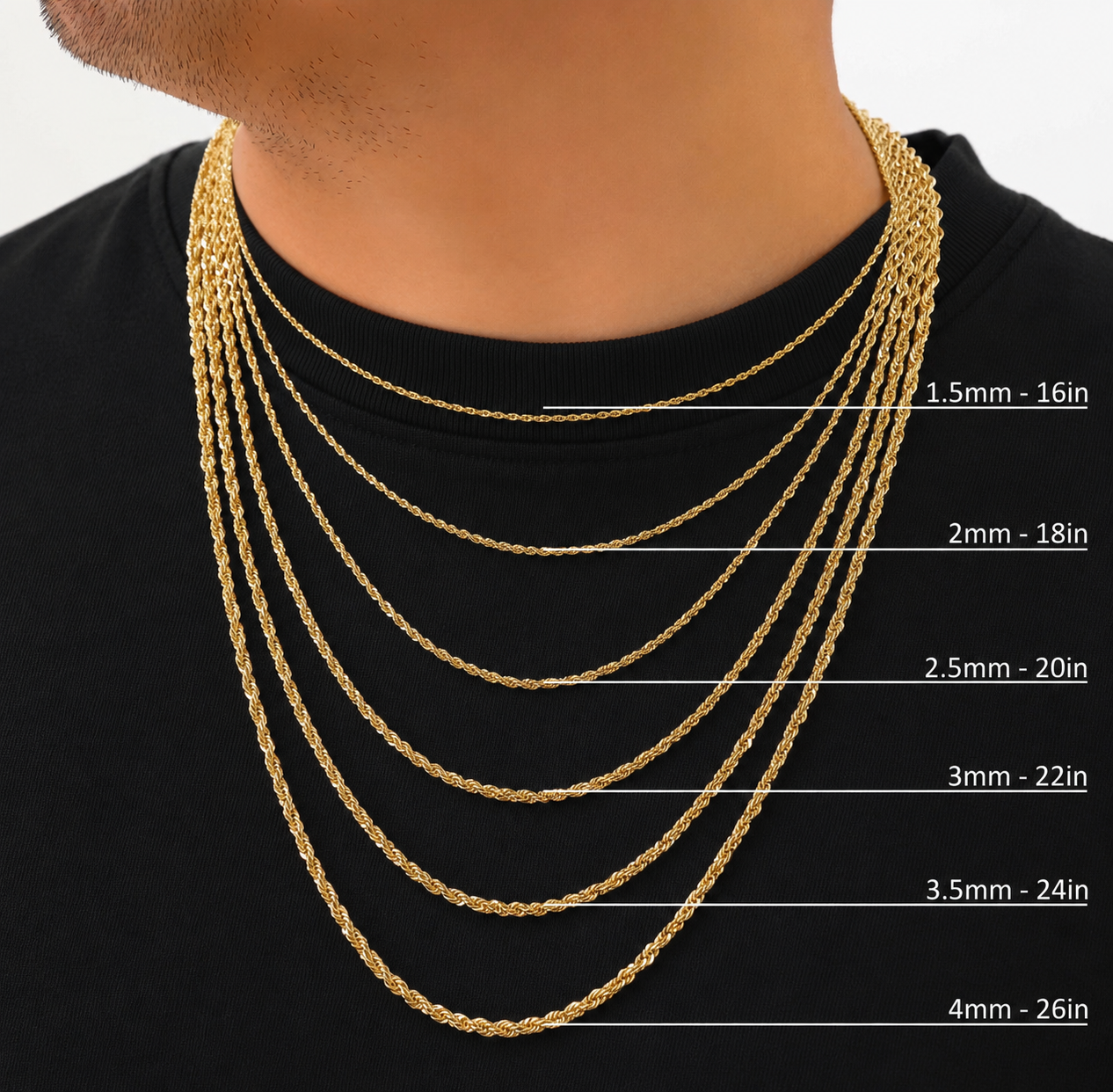 10k Gold Chain 20”