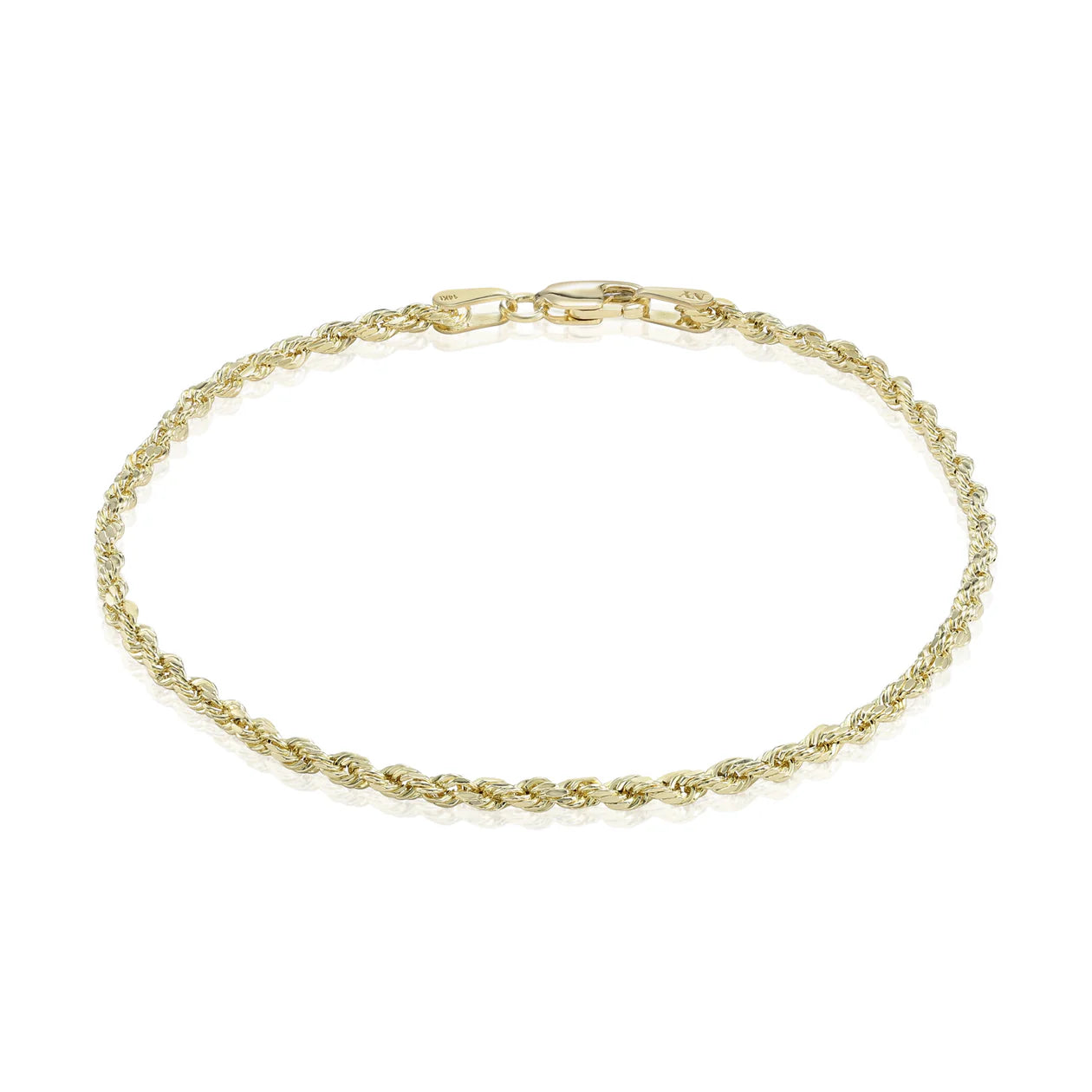 10k Gold Bracelet 7.5”
