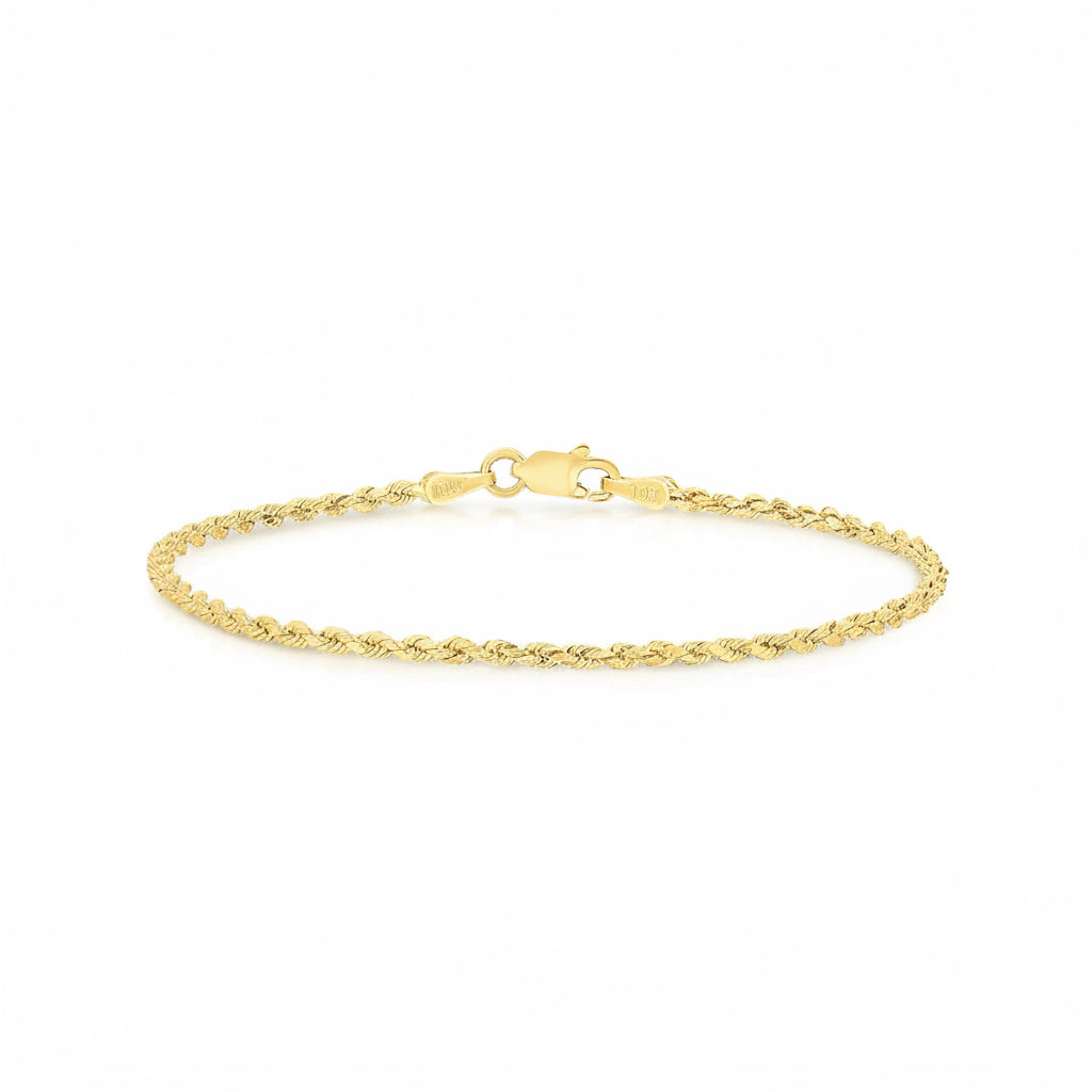 10k Gold Bracelet 7.5”